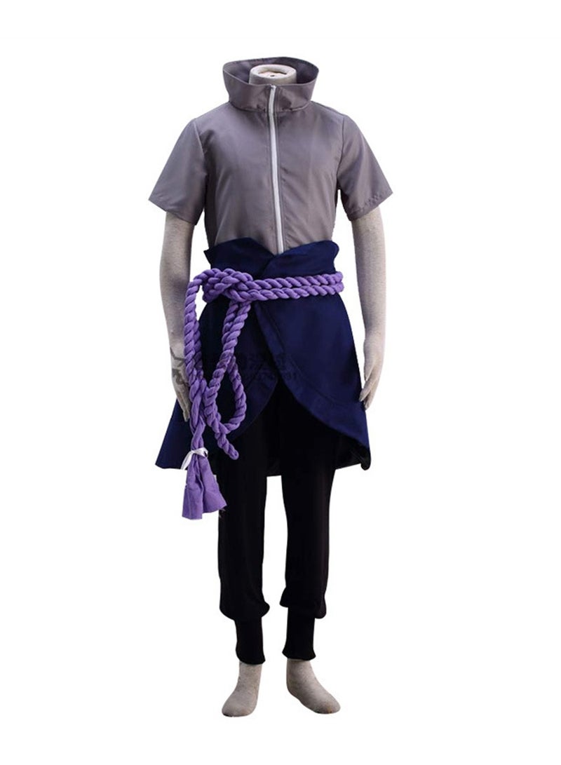 Naruto Uchiha Sasuke Adult and Child COS Costume Stage Dress Up Costume - Image 1