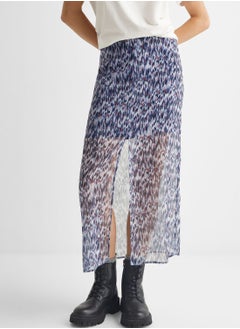مانجو Youth Slit Printed Maxi Skirt  - Image 3