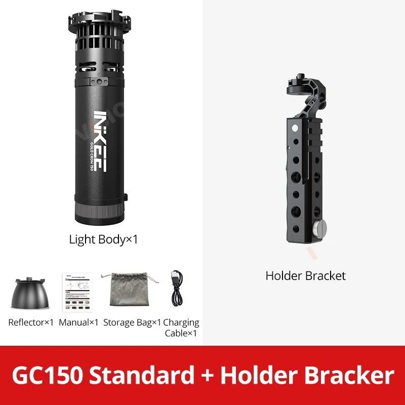 Inkee Gc150 Standard 150w LED Light, 2600k-6500k Waterproof Portable Fill Light for Outdoor Live Photography Camping - Image 3