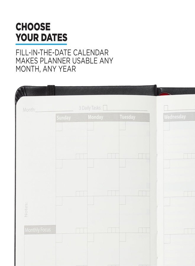 NOMATIC Planner- Agenda for Goal Mapping, and Checklists - Includes Eraseable Whiteboard Paper - Organizer, and Daily Planner (Black) - Image 5
