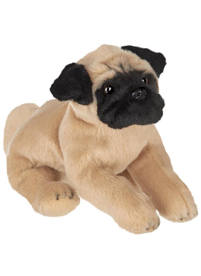 Bearington Collection - Bearington Lil' Pugsly Small Plush Pug Stuffed Animal Puppy Dog 6 Inch - Image 1