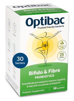 Optibac Probiotics Optibac Probiotics Bifido &Fibre Sachet 30'S 