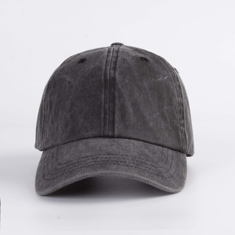 LANGZHEN Unisex Baseball Cap 100% Cotton Fits Men Women Washed Denim Adjustable Dad Hat - Image 2