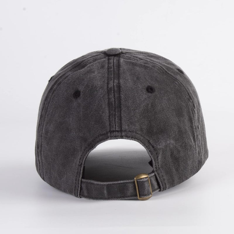 LANGZHEN Unisex Baseball Cap 100% Cotton Fits Men Women Washed Denim Adjustable Dad Hat - Image 3