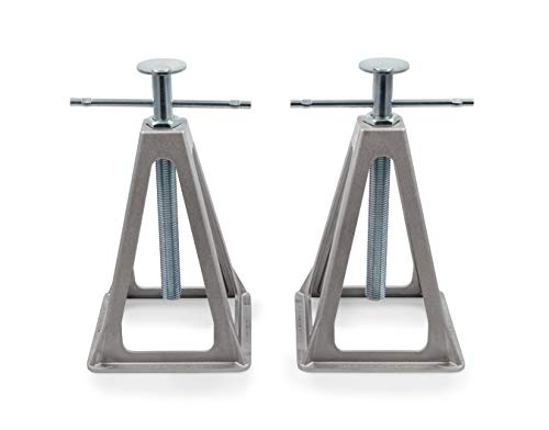Camco Aluminum Stack Jacks - Stabilize and Level Your RV Or Camper - 2 Pack (44561) - Image 1