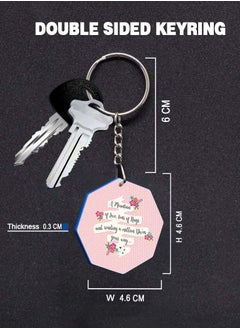 Keychain Small Gift To Love One Octagon Shape With Double Side Print A Mountain Of Love Tors Of Hugs