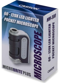 Carson 60X-120X Micromax Pocket Microscope with LED Light MM-300  - Image 2