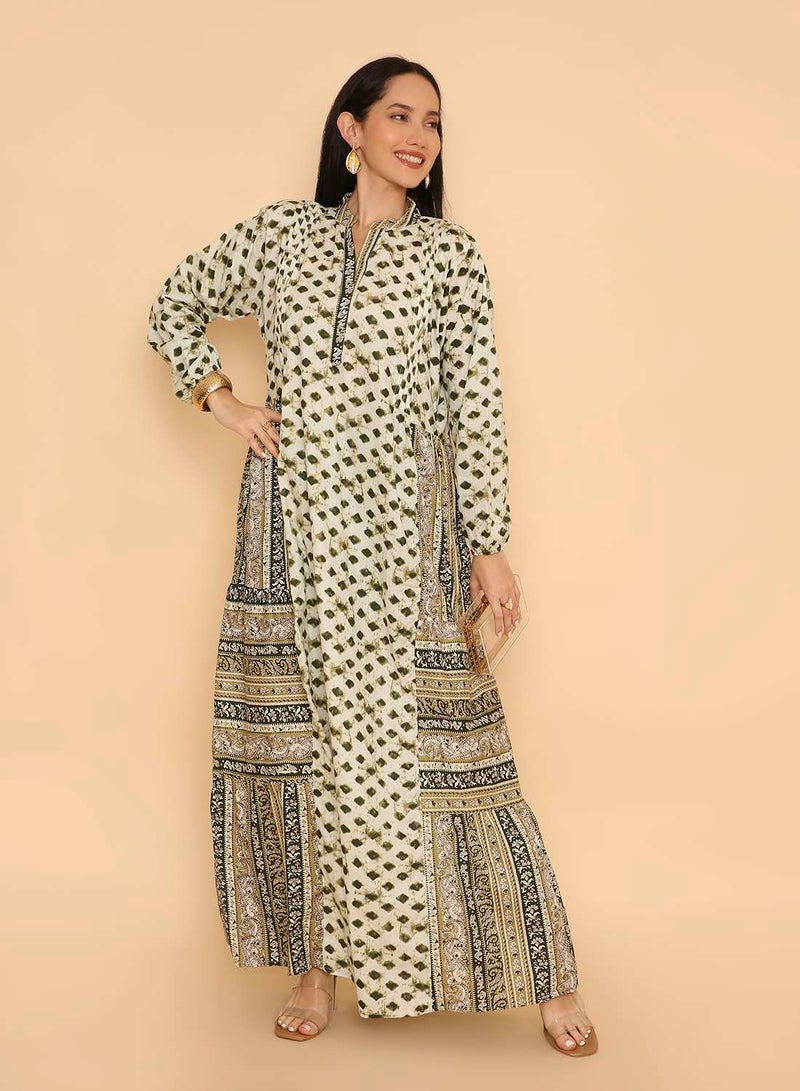 HANA & SARA Latest & stylist ladies long arabic jalabiya dress - Image 1