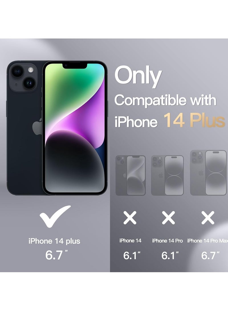 DUSALA iPhone 14 Plus Case, Liquid Silicone Phone Case for iPhone 14 Plus 6.7 Inch, Colorful Silky-Soft Protective Cover (Black) - Image 2