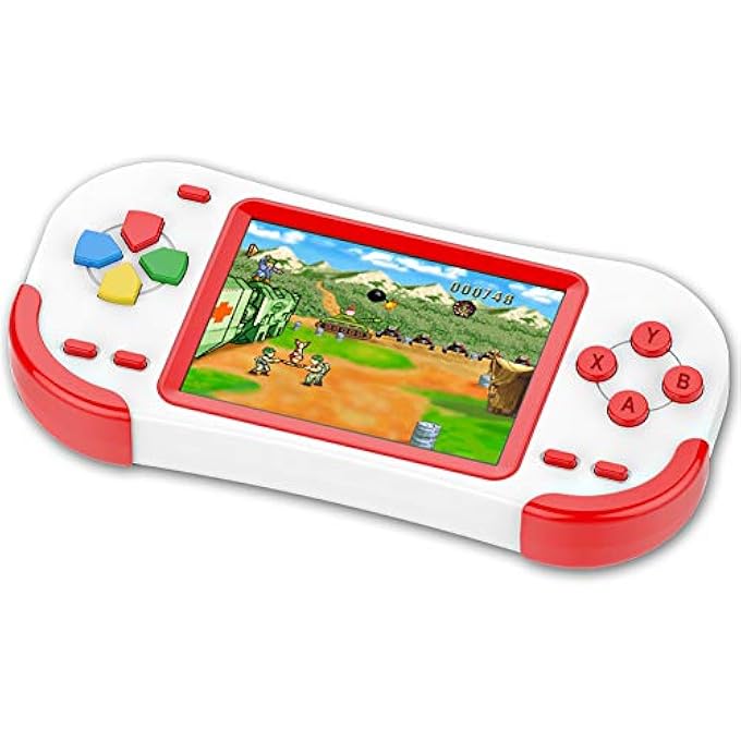 16 BIT HD HANDHELD GAME CONSOLE,3.0" SCREEN BUILT IN 220 CLASSIC RETRO VIDEO GAMES PORTABLE HANDHELD GAMES FOR CHILDREN BIRTHDAY GIFT (220 GAMES RED) - Image 2