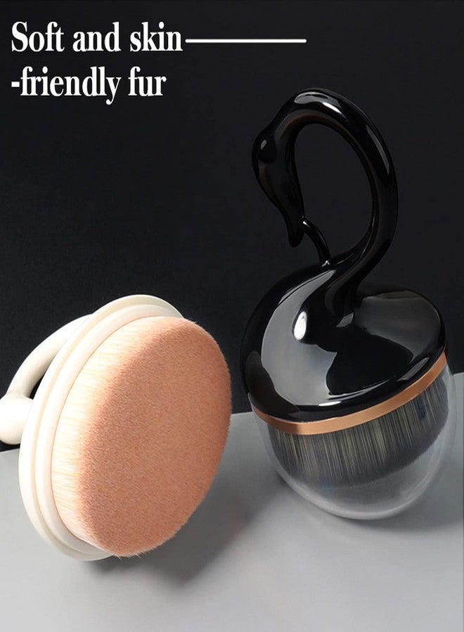 NAILWIND Nail Art Dust Powder, Swan Shaped Nail Art Duster, Nail Art Dust Brush, Nail Art Cleaning Tools Suitable for Nail Salon and Home Use - Image 5