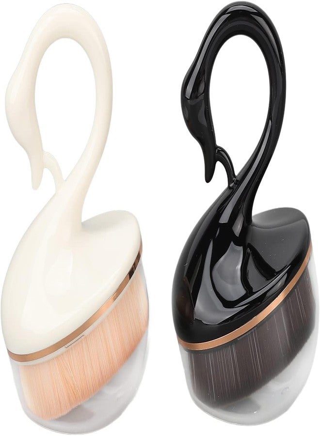 NAILWIND Nail Art Dust Powder, Swan Shaped Nail Art Duster, Nail Art Dust Brush, Nail Art Cleaning Tools Suitable for Nail Salon and Home Use - Image 1