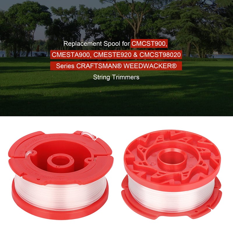 Dilsuaco CMZST0653 8pcs String Trimmer Spool Line(0.065",30Ft) with Cap Head, Compatible with Craftsman CMCST900,CMESTA900,CMESTE920,CMZST98020,CMCST915,CMEST913,CMZST120SC (CMZST0653-8pcs) - Image 5