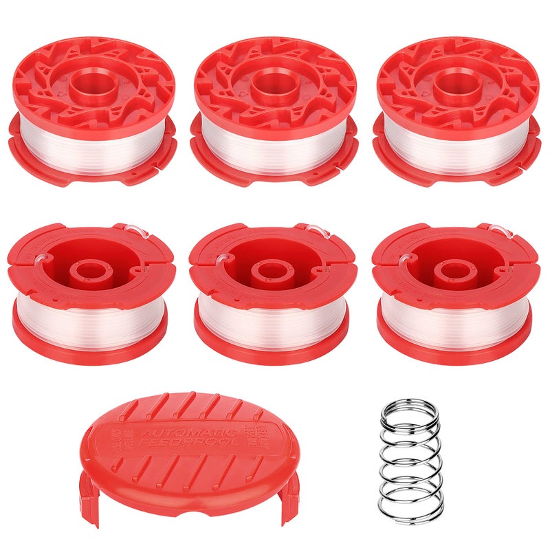 Dilsuaco CMZST0653 8pcs String Trimmer Spool Line(0.065",30Ft) with Cap Head, Compatible with Craftsman CMCST900,CMESTA900,CMESTE920,CMZST98020,CMCST915,CMEST913,CMZST120SC (CMZST0653-8pcs) - Image 1