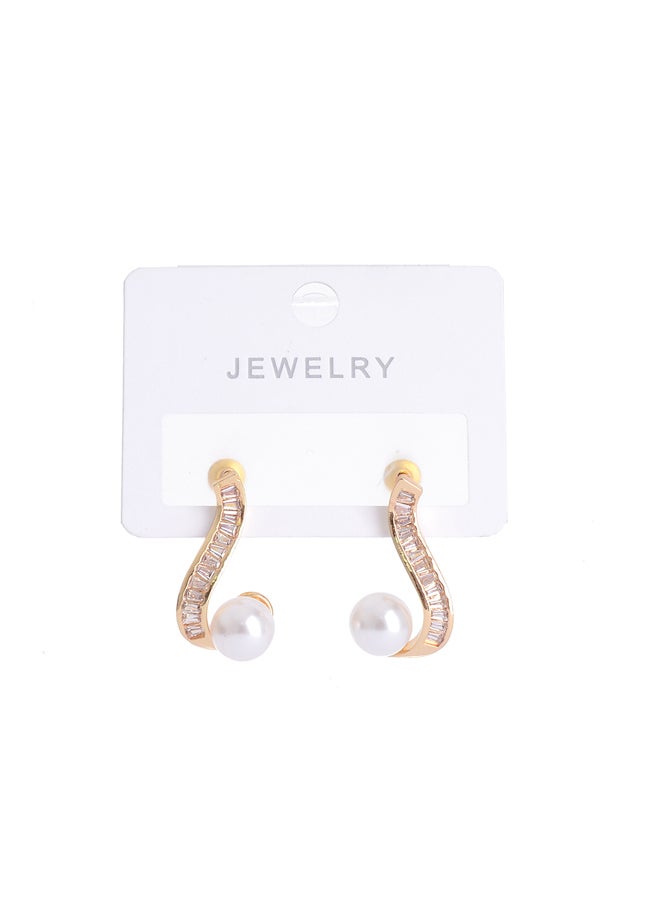 Akher el Ankoud Stainless Steel Earrings 