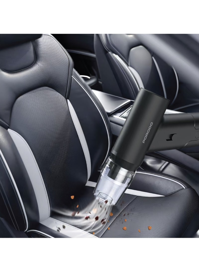 porodo Lifestyle Dual Mode Air Duster & Vacuum 160W / Powerful Air Blower/ Adjustable Speed / 3 Hours Working Time / Efficient Dust Removal / Rechargeable Vacuum and Dust Cleaner - Black - Image 3