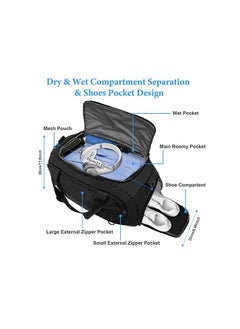 Sport Bag Creative 7 Zipper Shoulder Bag Handbag Backpack with Shoe Compartment Waterproof for Men Women Travel Gym Bag - pzsku/ZB44220435E853515B23AZ/45/_/1735992019/062e7a18-f4c5-4eb0-b05b-f7a75b74cb40