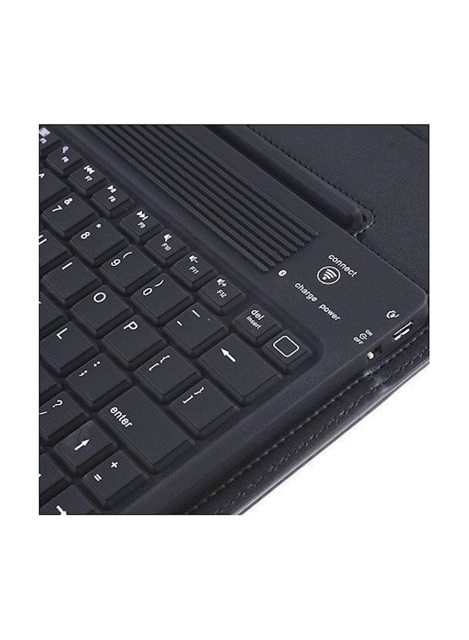 NIBEMINENT Bluetooth Wireless Keyboard Leather Case Cover For Apple iPad 2, 3, 4 Black 