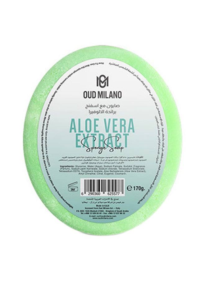 OUD MILANO Sponge Soap Aloe Vera Extract - 170gm 