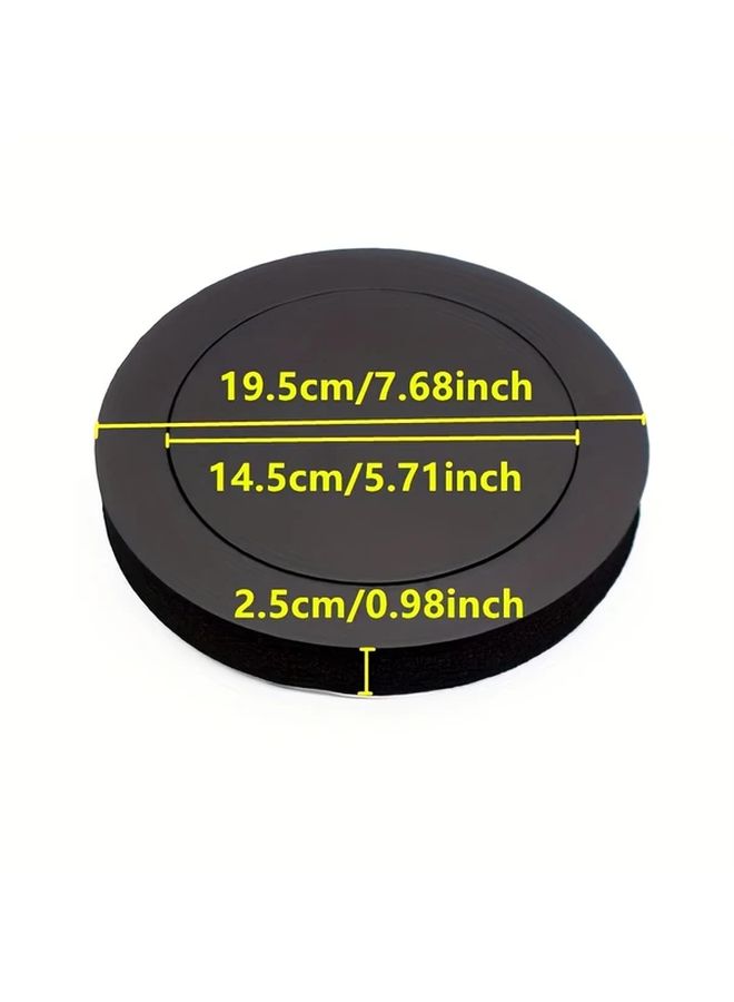 6.5 Inch Car Speaker Sound Insulation Ring Self Adhesive Door Trim Accessory 1pcs - Image 2