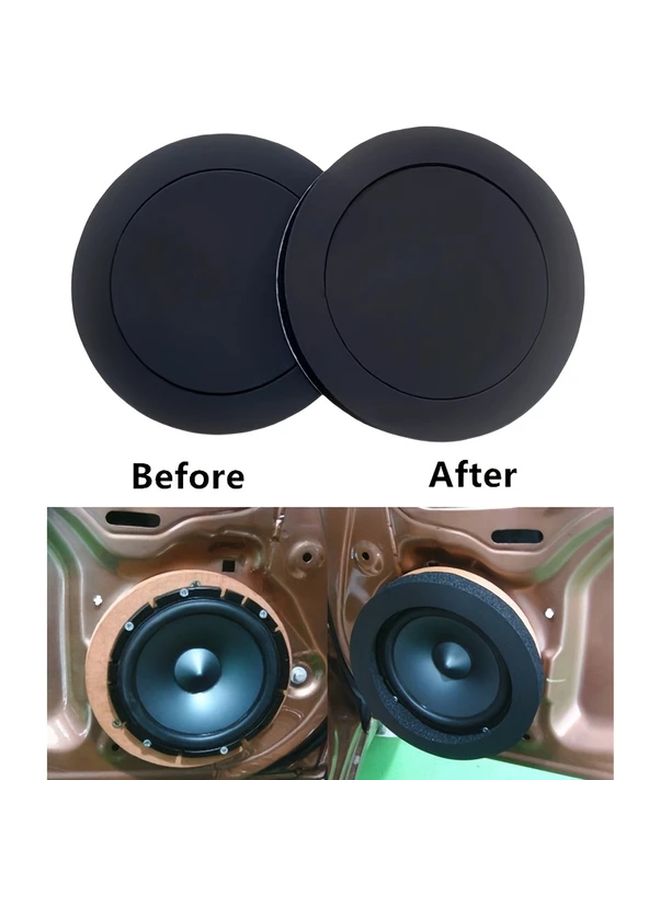 6.5 Inch Car Speaker Sound Insulation Ring Self Adhesive Door Trim Accessory 1pcs - Image 1