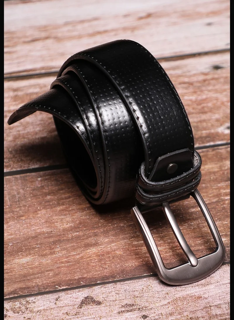 French Accent Casual Solid PU Leather Waist Belt For Men