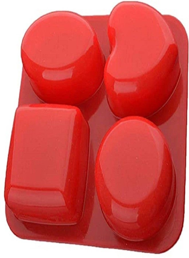 KITCHOOK قالب شوكولاتة سيليكون من كيتشوك، 4 قطع (عبوة واحدة) AJ 179 - Image 4