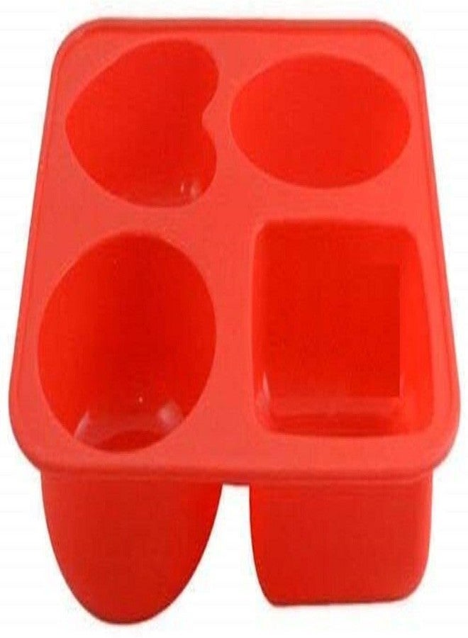 KITCHOOK قالب شوكولاتة سيليكون من كيتشوك، 4 قطع (عبوة واحدة) AJ 179 - Image 2