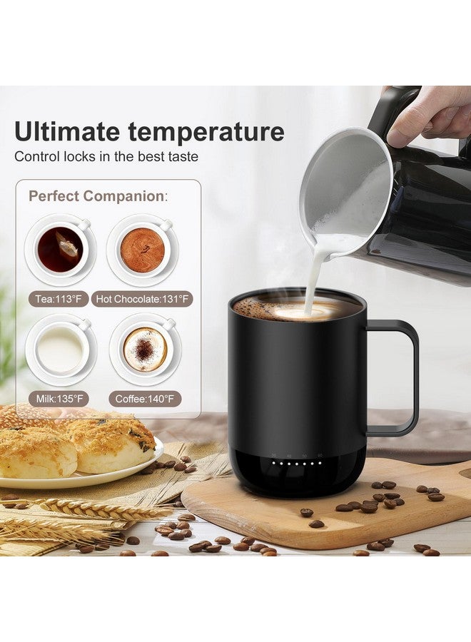 vsitoo vsitoo S3 Pro+ Temperature Control Self Heating Smart Mug 14 oz, Improved Design,Smart LED Light/APP Control/Auto Sleep/5 Level Temperature Setting  - Image 3