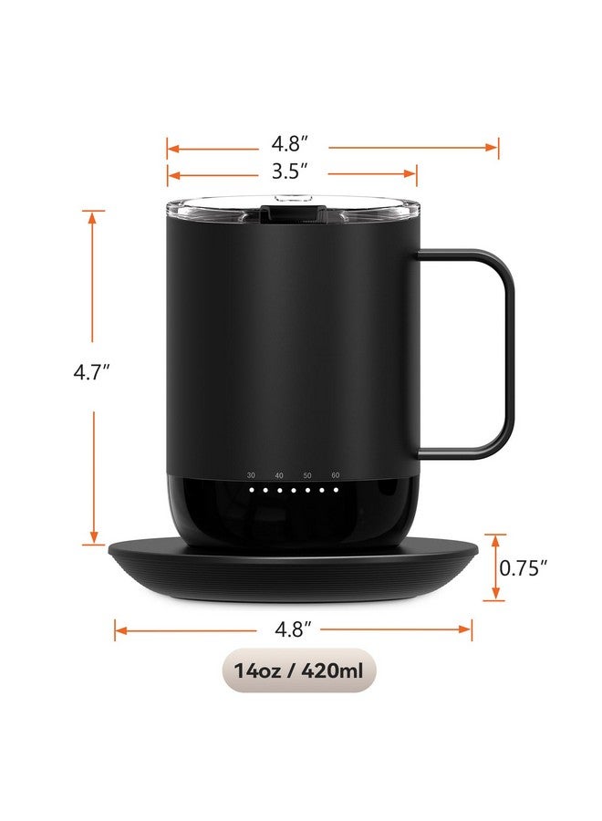 vsitoo vsitoo S3 Pro+ Temperature Control Self Heating Smart Mug 14 oz, Improved Design,Smart LED Light/APP Control/Auto Sleep/5 Level Temperature Setting  - Image 2