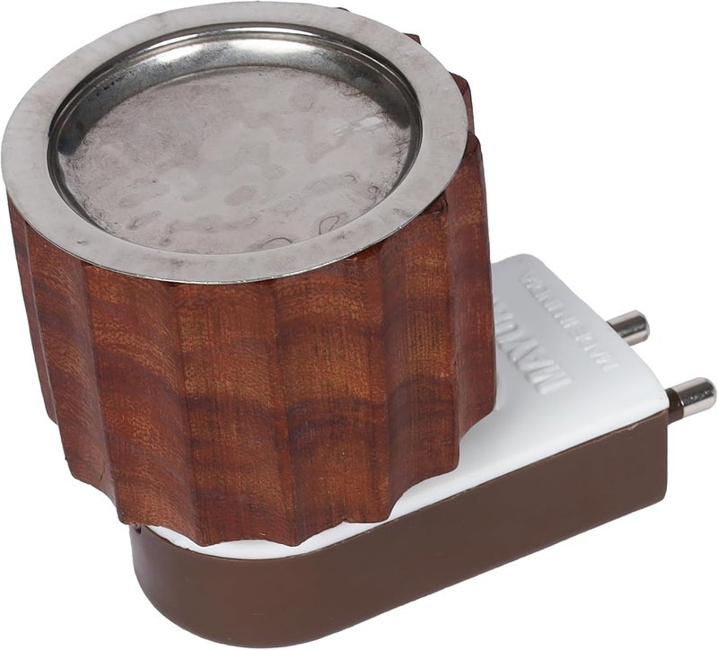 Eabir Wood Camphor Burner for Home|Kapoor Dani for Puja I Camphor Burner|Camphor Diffuser for Home Fragrance, Brown - Image 4