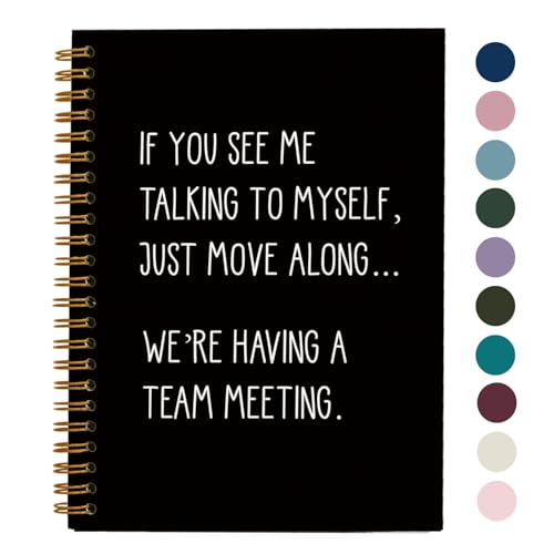 OXW Funny Work Office Gifts, Funny Office Notebook Journal for Coworkers Colleague Employee, Sarcastic Gifts for Women Men Coworkers Adults, Journals for Writing(5.5'' X 8.3'') - Image 1