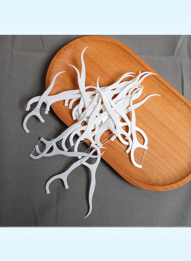 250 قطعة من خيط الأسنان وعيدان الأسنان، أعواد تنظيف الأسنان، أعواد خيط الأسنان، لتنظيف الأسنان - Image 3