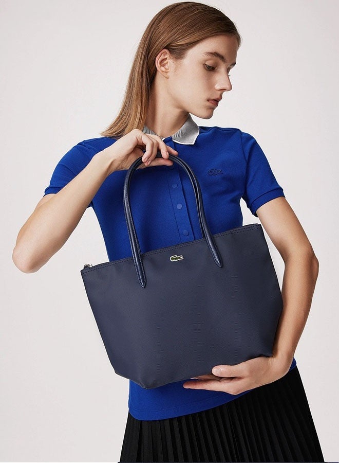 لاكوست LACOSTE حقيبة يد بلون صلب بسيطة وعصرية PVC - Image 2