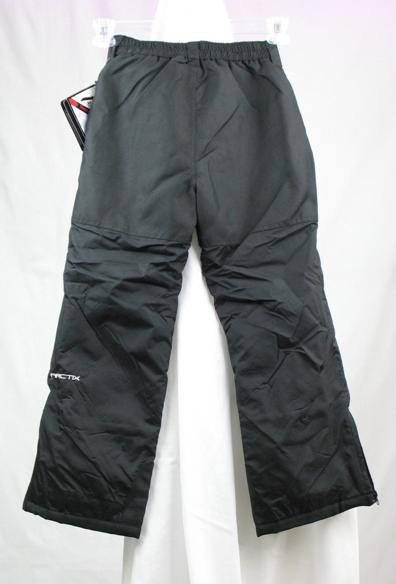 Arctix Kids Snow Pants with Reinforced Knees and Seat, Black, Large - Image 3