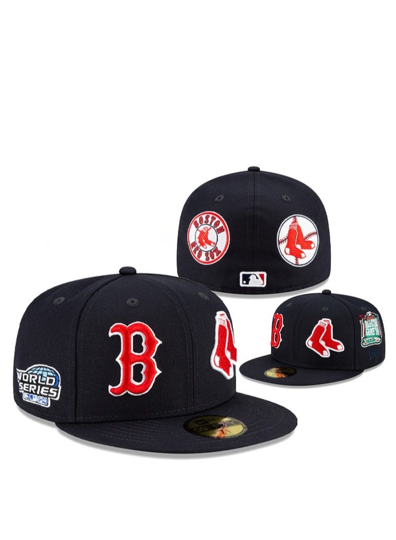 NEW ERA Boston Red Sox Classic Logo Embroidered AA - Grade Baseball Cap - 57.7cm 