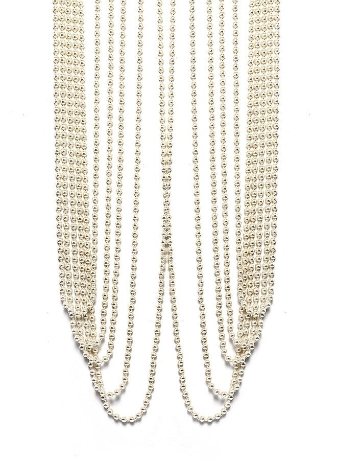 Karatcart White Pearl Beaded Body Chain for Women - Image 5