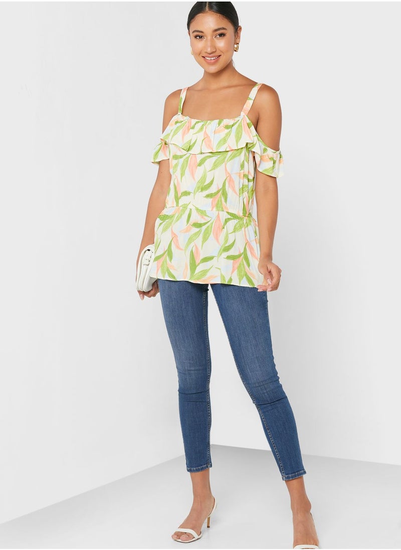 DOROTHY PERKINS - Cold Shoulder Top - Image 1