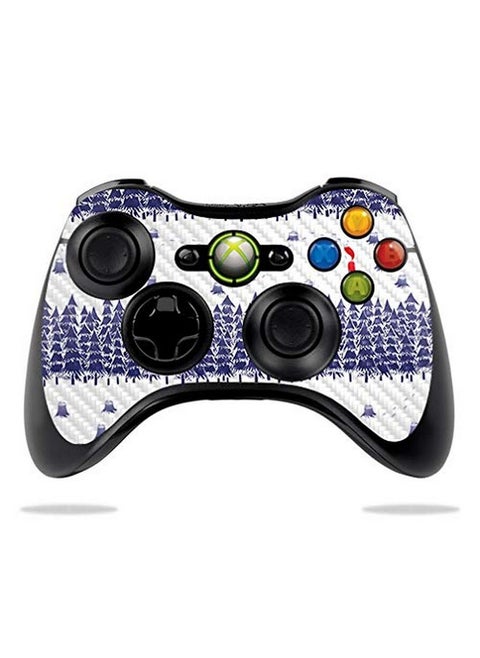 Mightyskins Carbon Fiber Skin For Microsoft Xbox 360 Controller Winter Fox Maze | Protective, Durable Textured Carbon Fiber Finish | Easy To Apply, Remove, And Change Styles | Made In The Usa