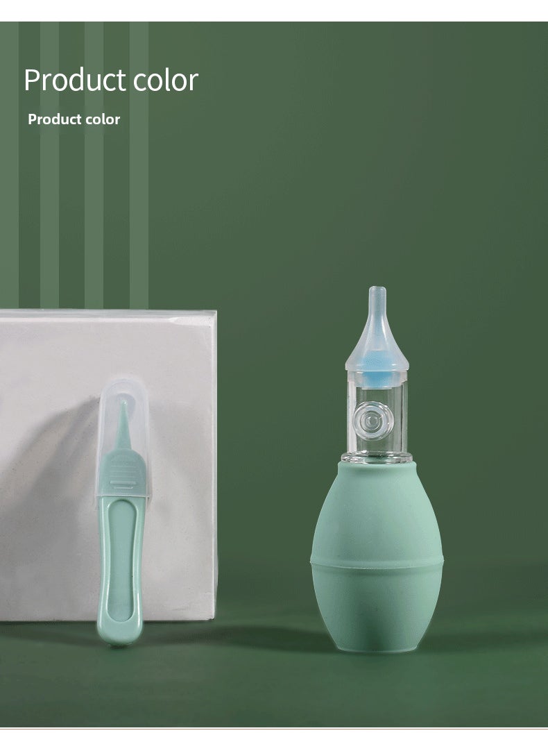 Generic Baby Nasal Aspirator Nose Cleaner Green 