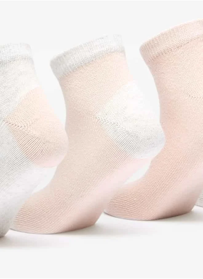 Flora Bella By Shoexpress Boys Assorted Ankle Length Socks - Set of 5