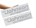 EmbRoom 2Pc Johnson Outboards Decals Stickers Fit for Boat Motor White - Image 2