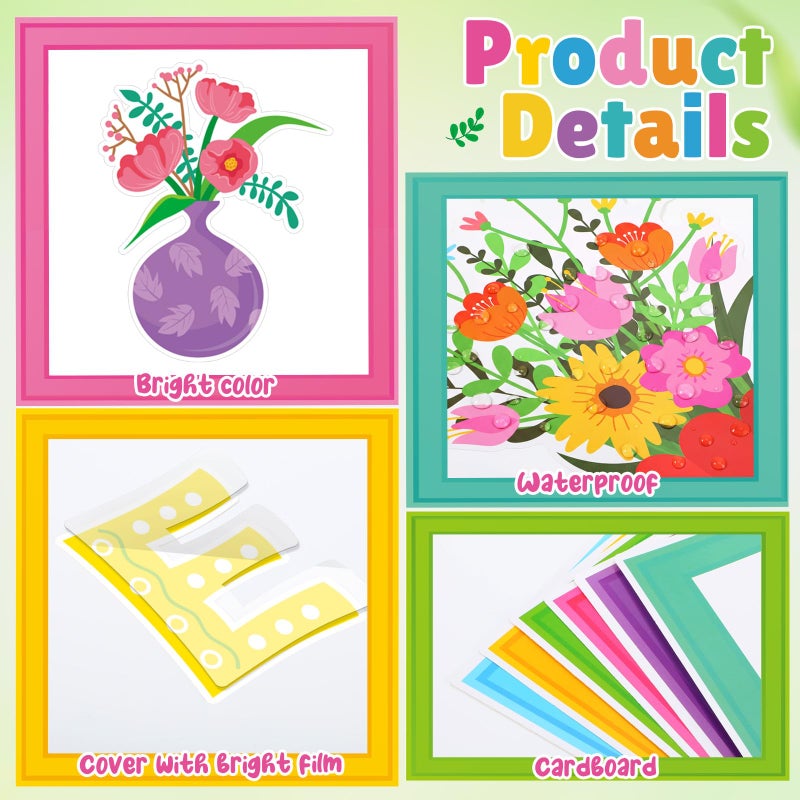 Qilery Spring Healthy Habits Bulletin Board Set Classroom Decorations - Motivational Nutrition Paper Cutouts for Elementary School Nurse Office - Educational Positive Wall Decor for Teachers & Library - Image 3