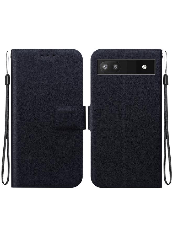 Zaboon Case For Google Pixel 6a Ultra-thin Voltage Magnetic Buckle Leather Phone Case - Image 1