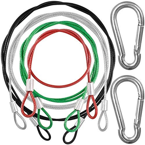 دانزيكس Danzix 4 Pack Safety Stainless Steel Tethers