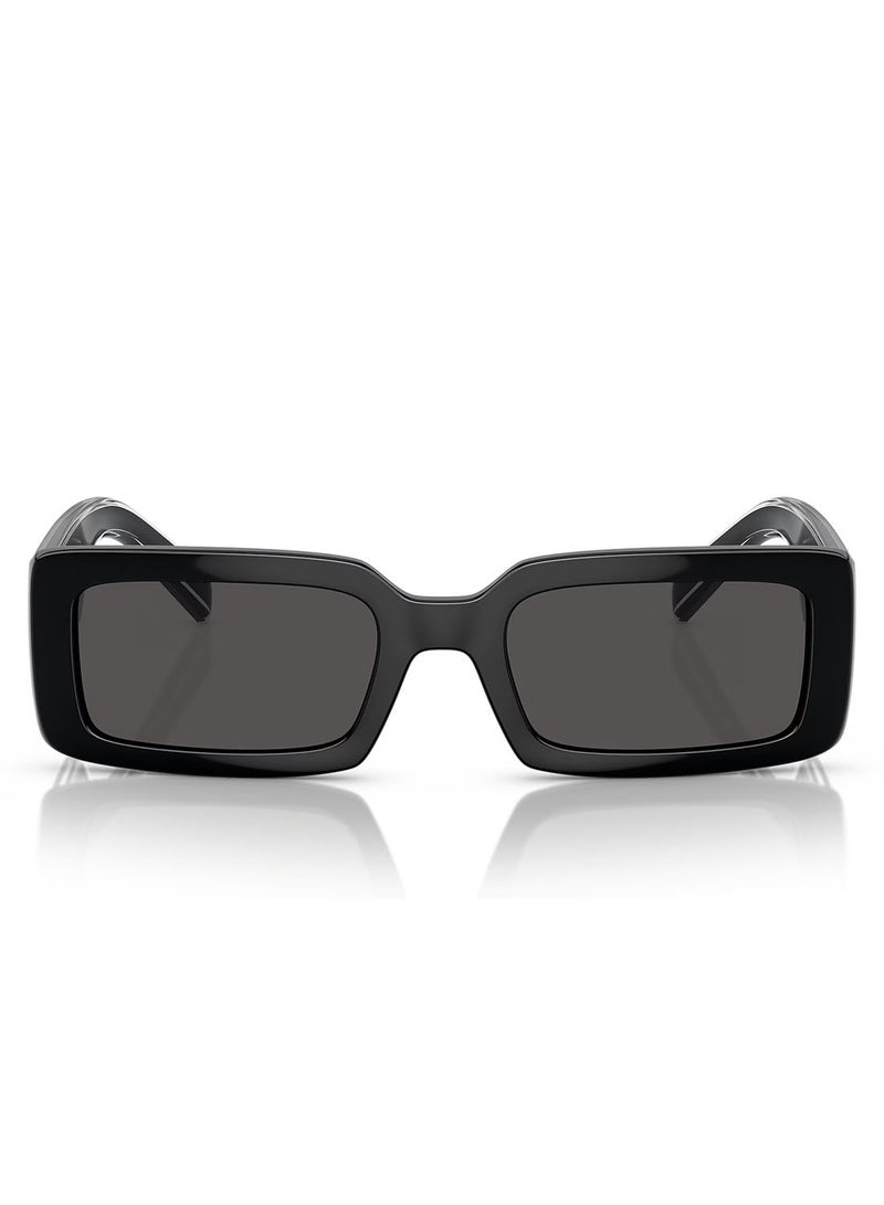 Dolce & Gabbana Women's Rectangular Shape Sunglasses - DG 6187 501/87 53 - Lens Size: 53 Mm - Image 2