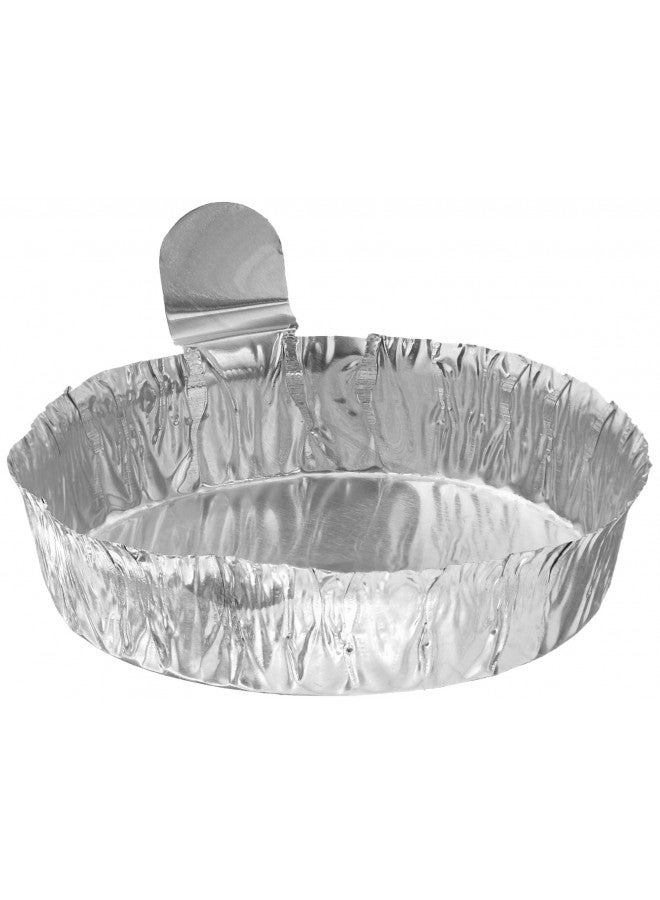 Heathrow Scientific Aluminum Weigh Boats, Ideal for Weighing and Mixing Liquid & Powder, Medium-Sized (2.24 x 0.55 Inches), Pack of 100