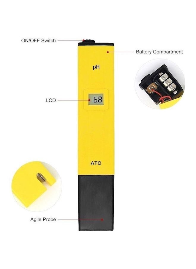 NIBEMINENT Digital Ph Meter Yellow  - Image 3