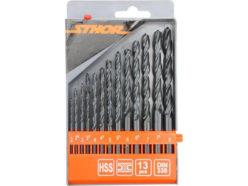 HSS Twist Drill Bit Set 2-8mm/13pcs 22180