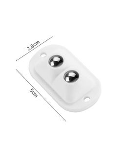 INSENSE 4-piece white mobile base washing machine wardrobe mobile base, 360 degree movement  - Image 2